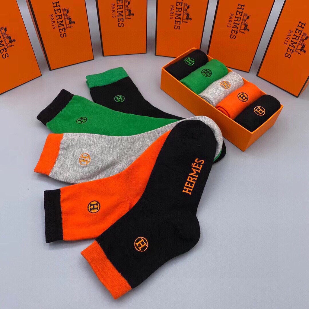HERMES LOW-CUT SOCKS 197762 (1 BOX)