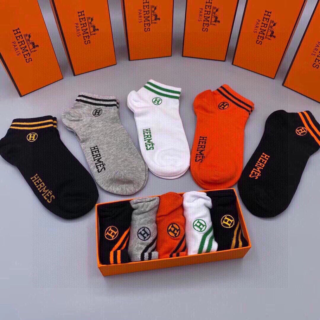 HERMES LOW-CUT SOCKS 241334 (1 BOX)