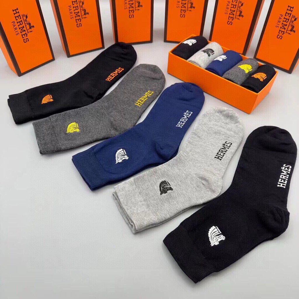 HERMES LOW-CUT SOCKS 284437 (1 BOX)