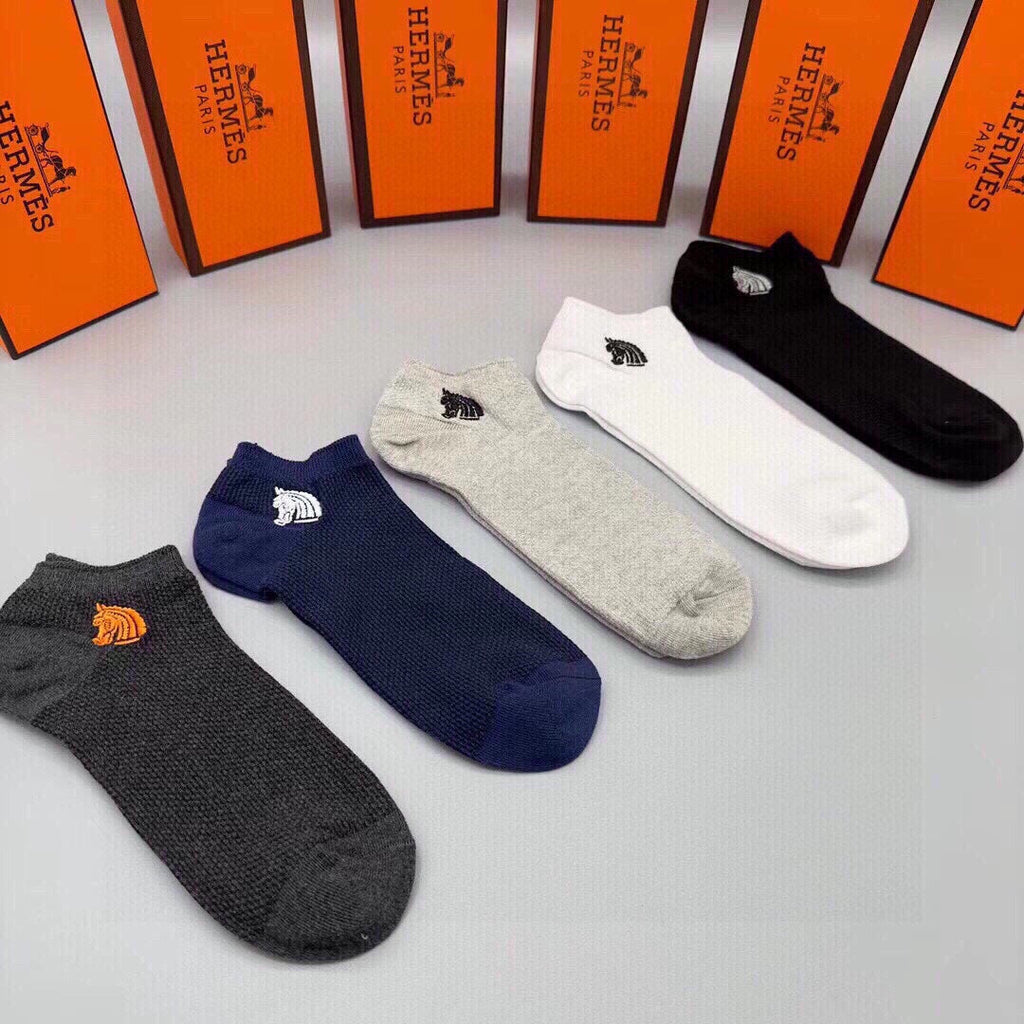 HERMES LOW-CUT SOCKS 285782 (1 BOX)