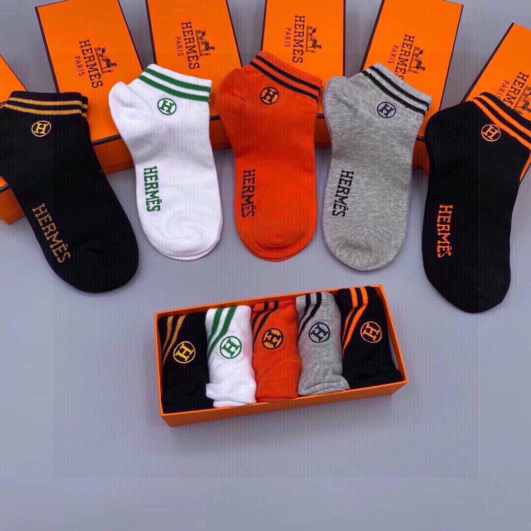 HERMES FLAT SOCKS 289476 (1 BOX)