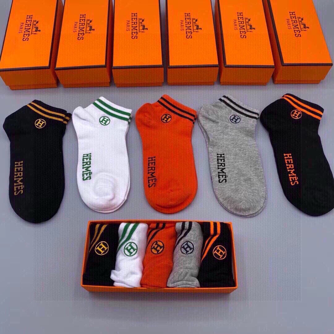 HERMES FLAT SOCKS 289476 (1 BOX)