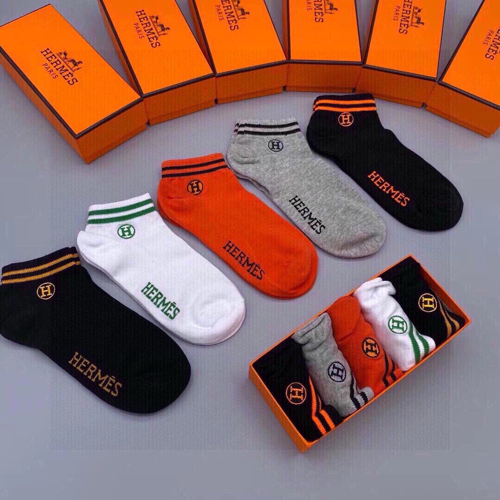 HERMES FLAT SOCKS 289476 (1 BOX)