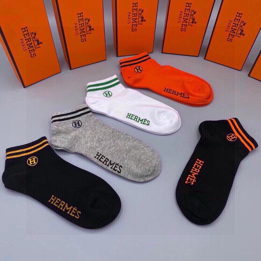 HERMES FLAT SOCKS 289476 (1 BOX)