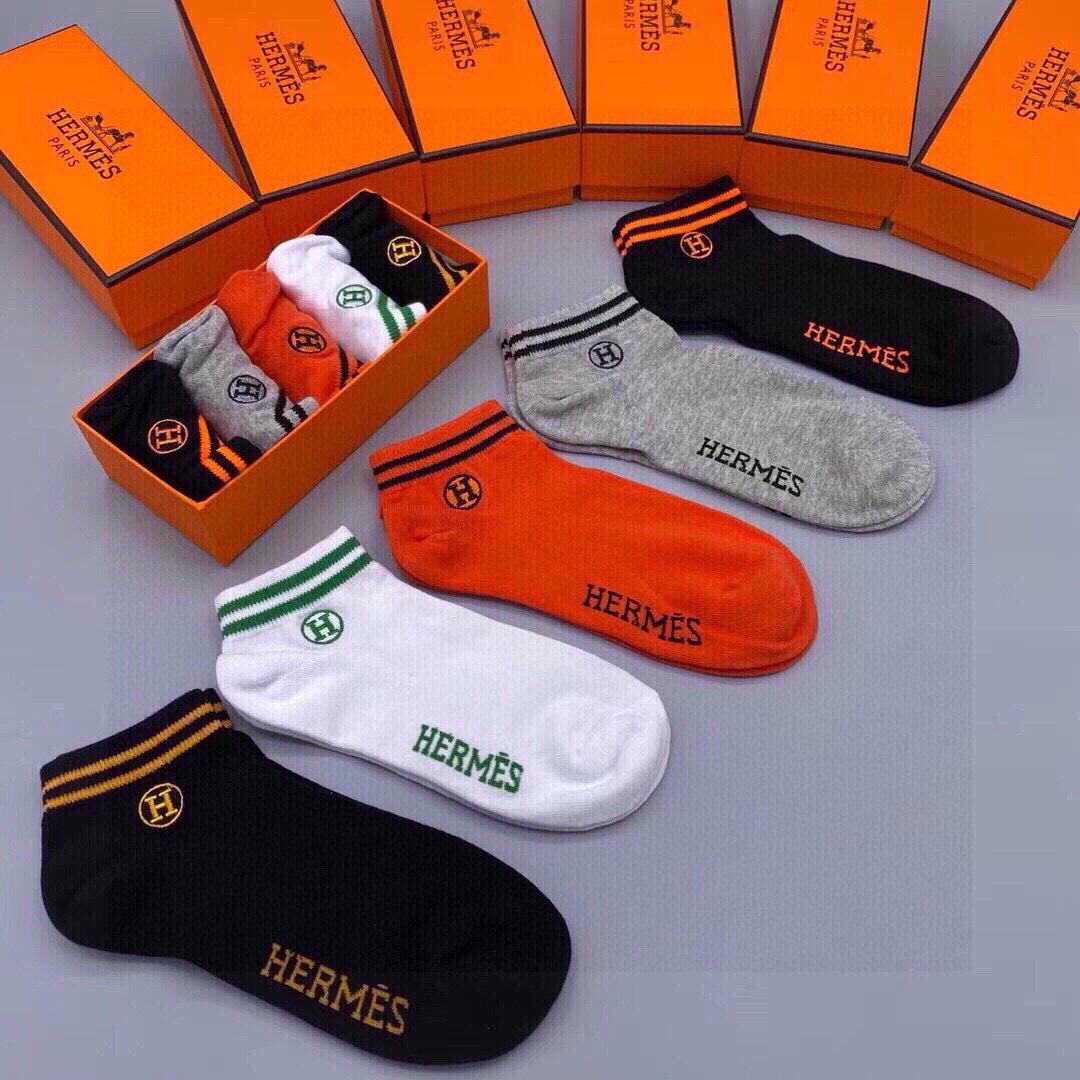 HERMES FLAT SOCKS 289476 (1 BOX)