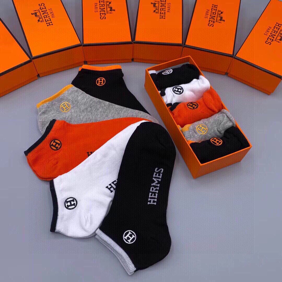HERMES FLAT SOCKS 289477 (1 BOX)