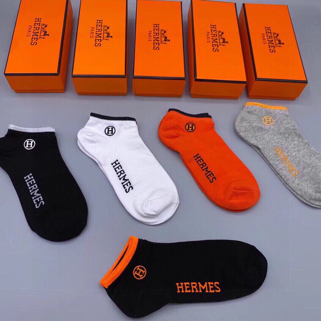 HERMES FLAT SOCKS 289477 (1 BOX)