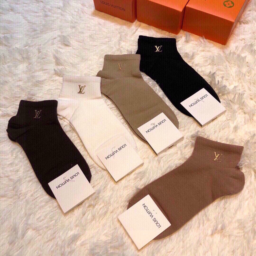 LOUIS VUITTON LOW-CUT SOCKS 414621 (1 BOX)