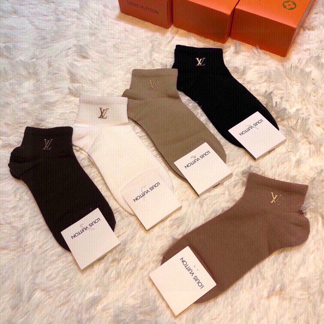 LOUIS VUITTON LOW-CUT SOCKS 414621 (1 BOX)