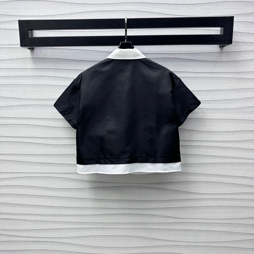 PRADA D 25S VEST BLAZER AND SHORTS SET 264564