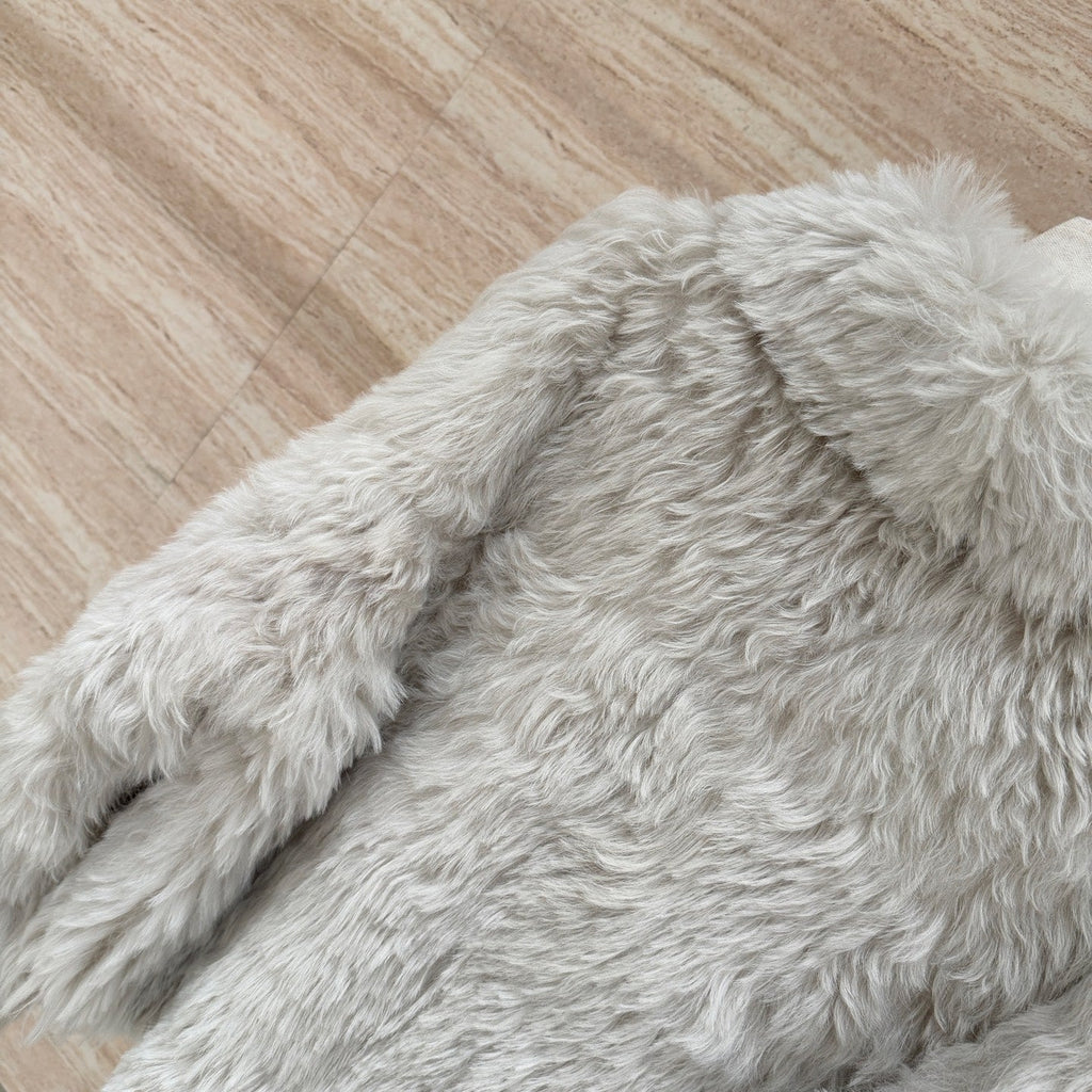 HERMES 25S TUSCAN SHEARLING COAT 200