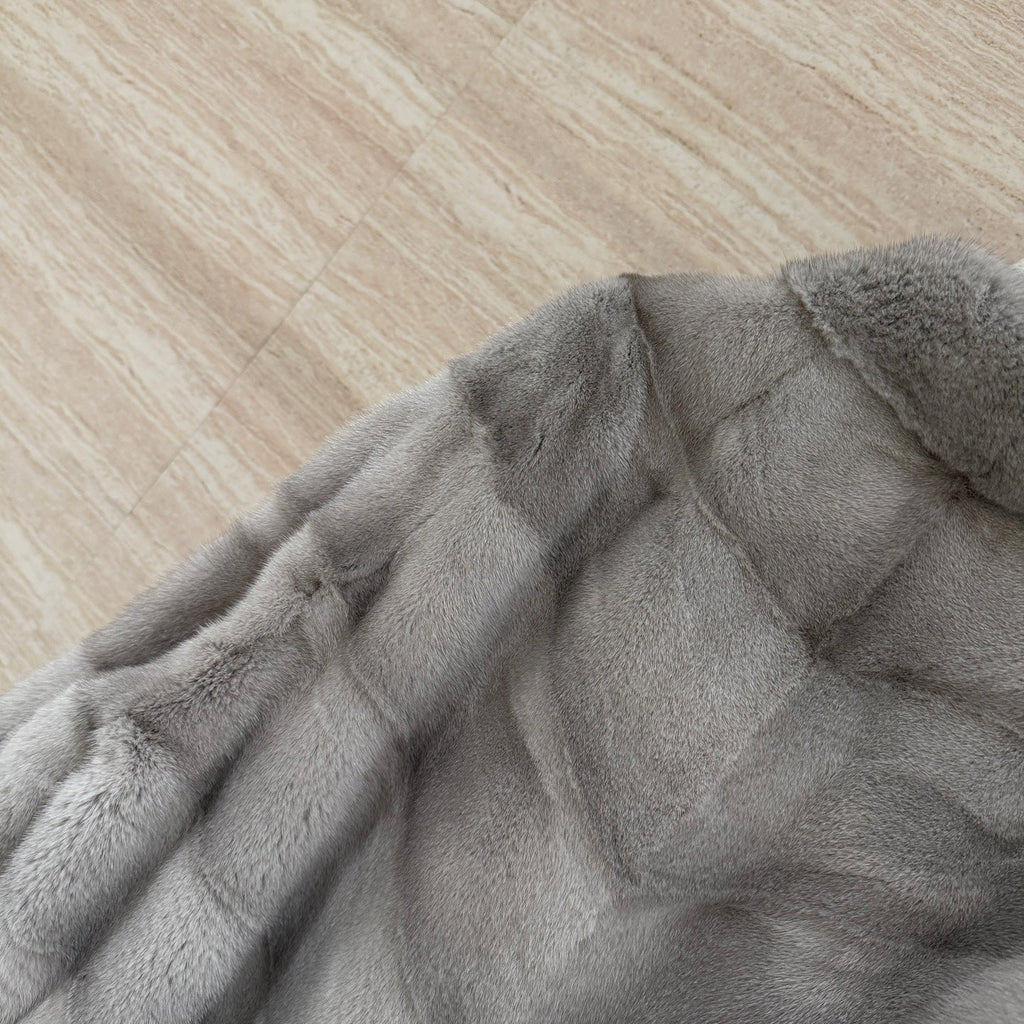 DIOR 25S STAND-COLLAR MINK FUR JACKET 777