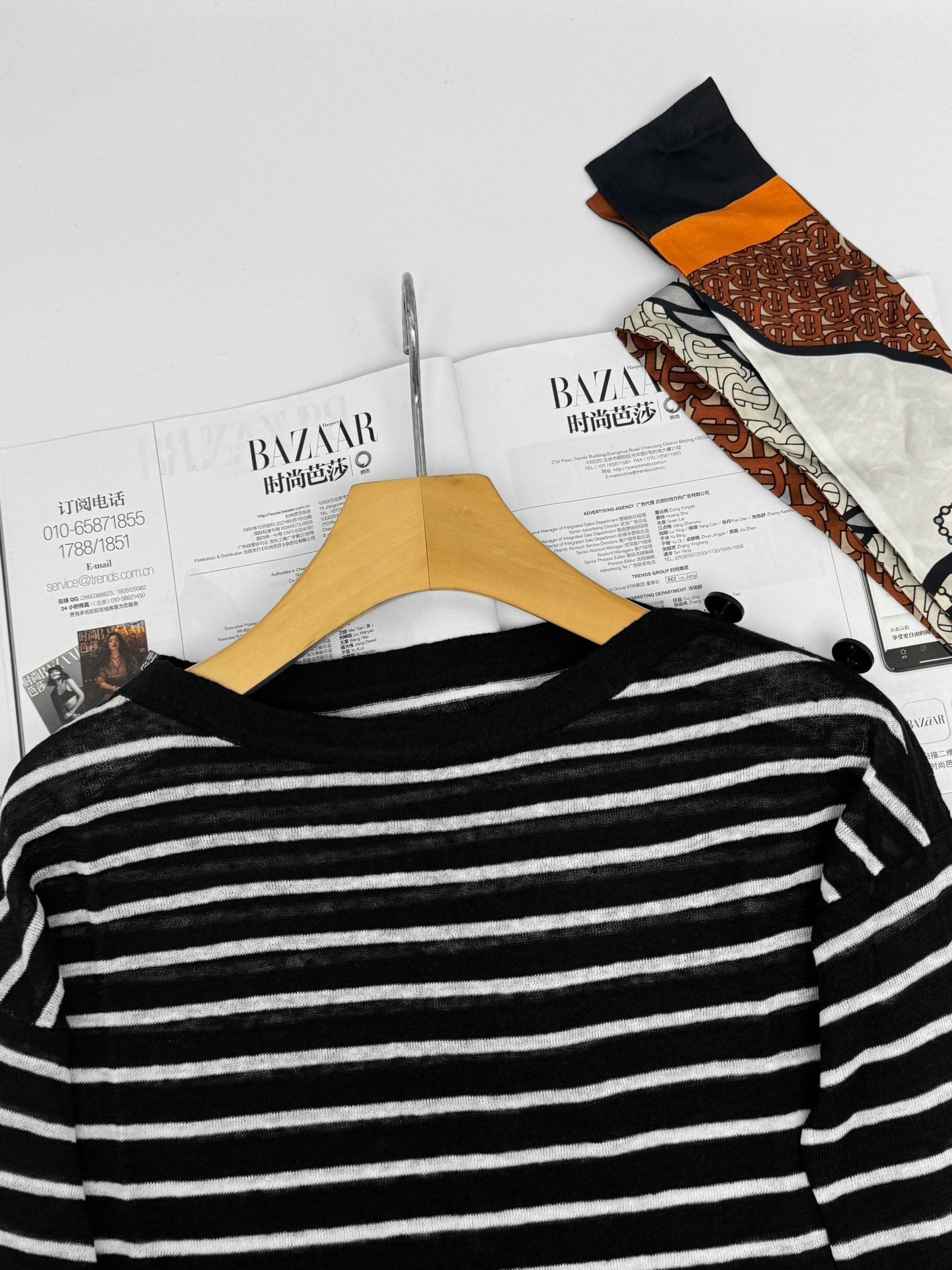 DIOR 25S OFF-SHOULDER STRIPED TOP 550