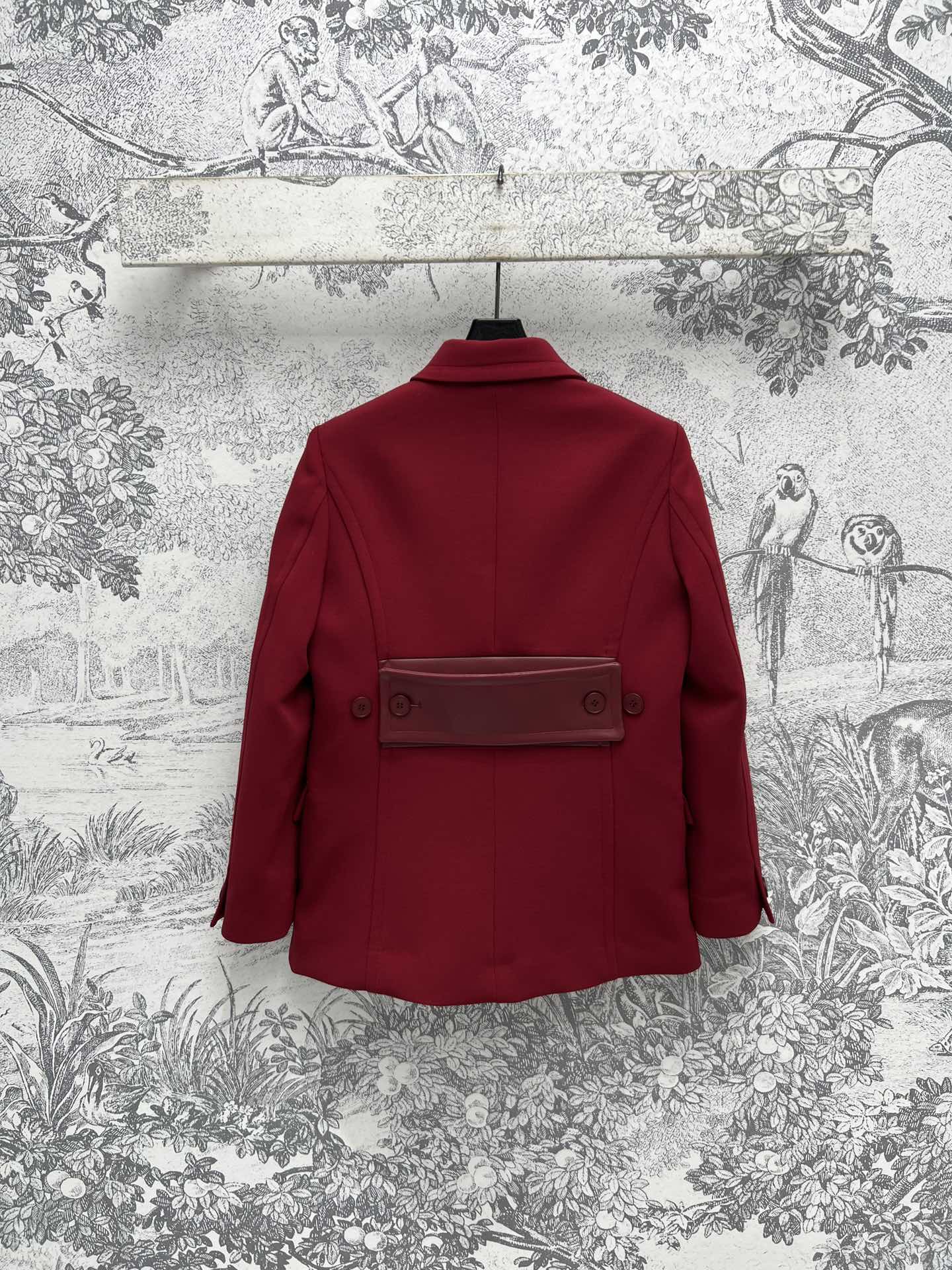 GUCCI Gucci Suit Jacket Red Wool