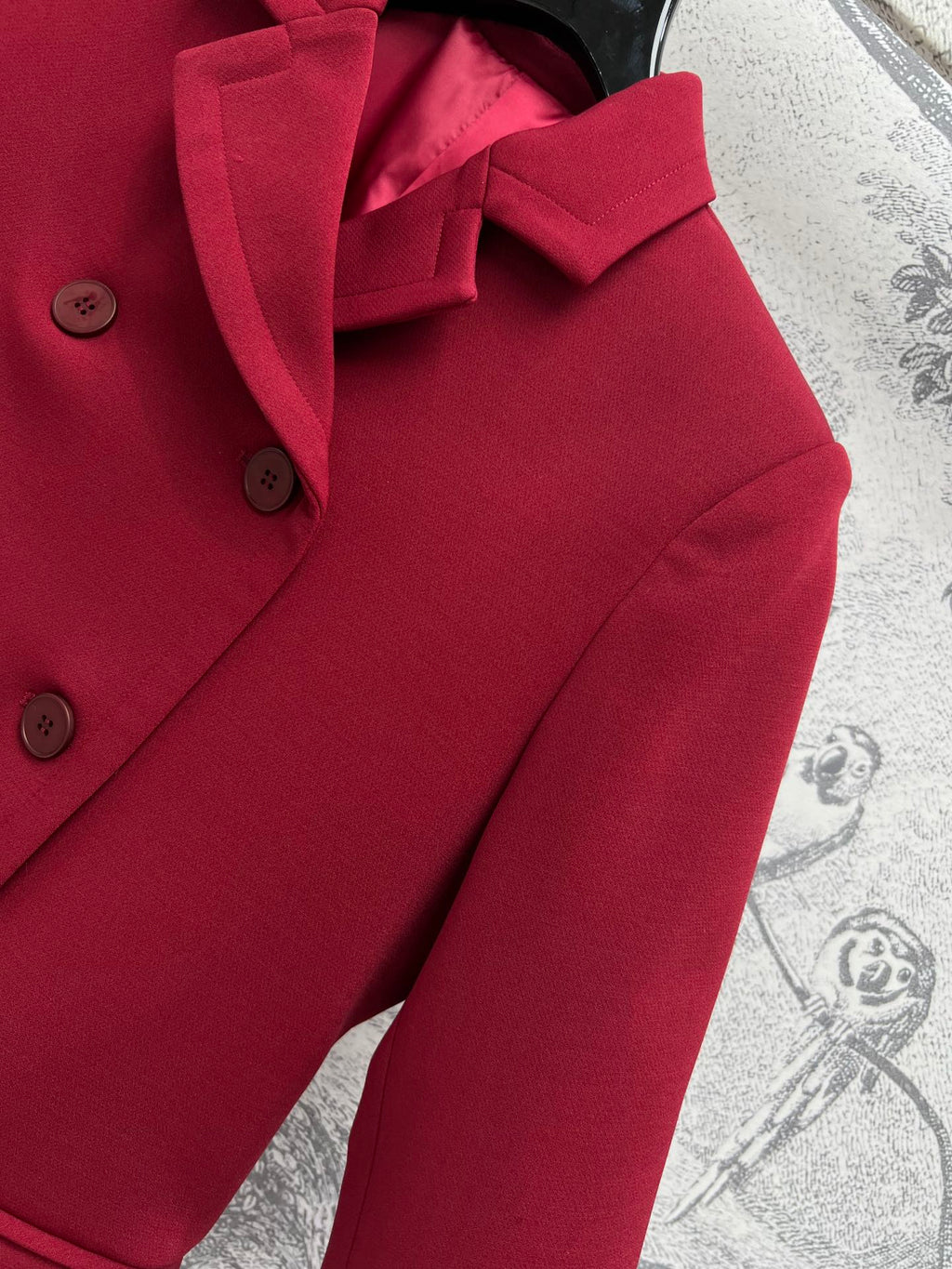 GUCCI Gucci Suit Jacket Red Wool