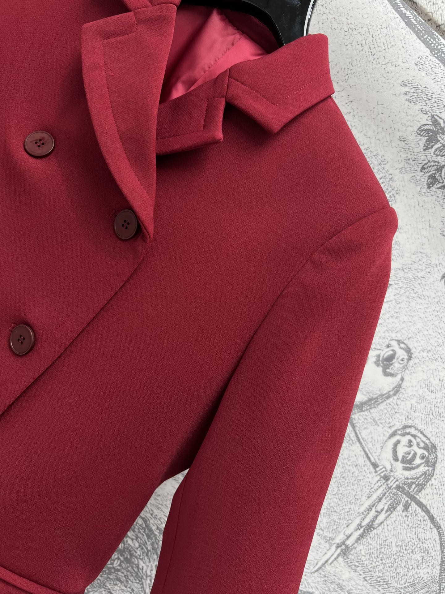 GUCCI Gucci Suit Jacket Red Wool