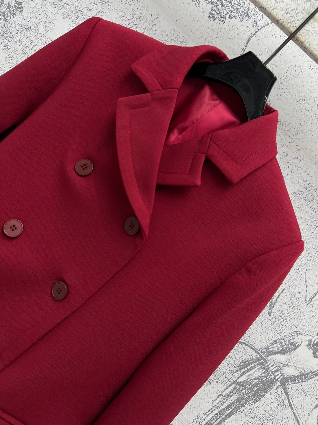 GUCCI Gucci Suit Jacket Red Wool