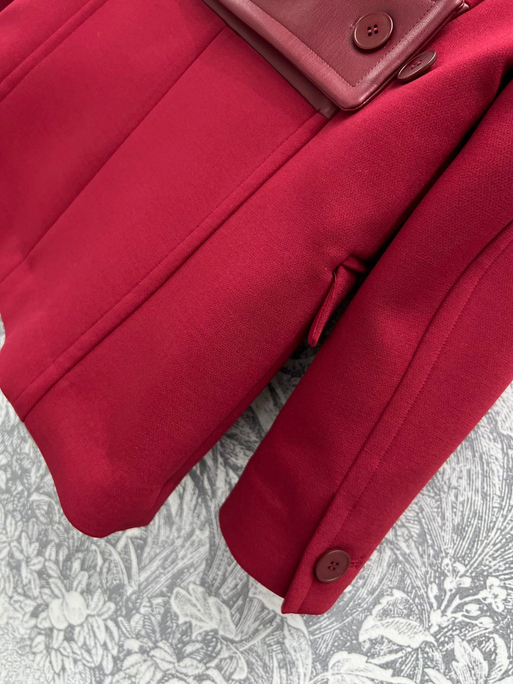 GUCCI Gucci Suit Jacket Red Wool