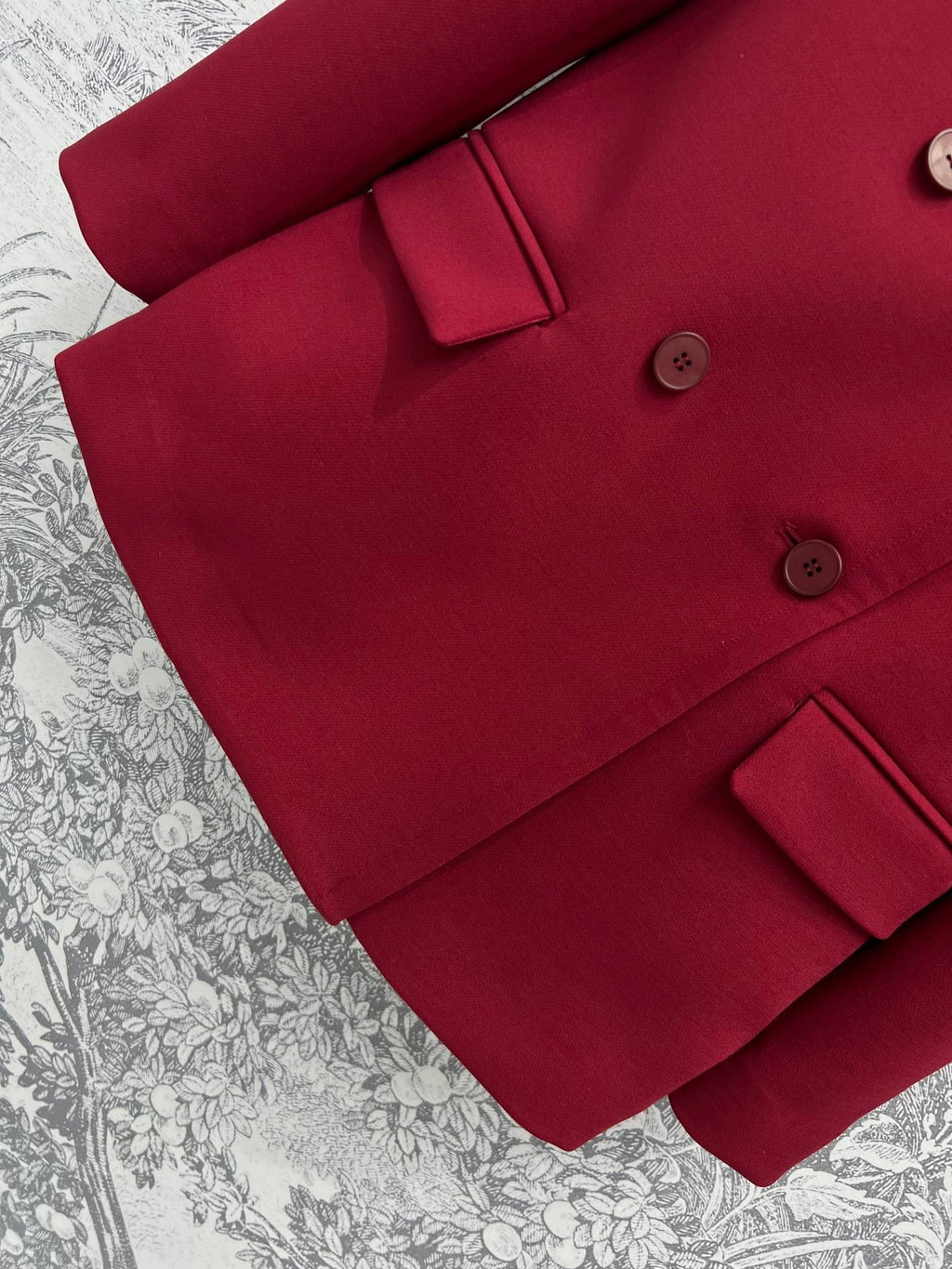 GUCCI Gucci Suit Jacket Red Wool