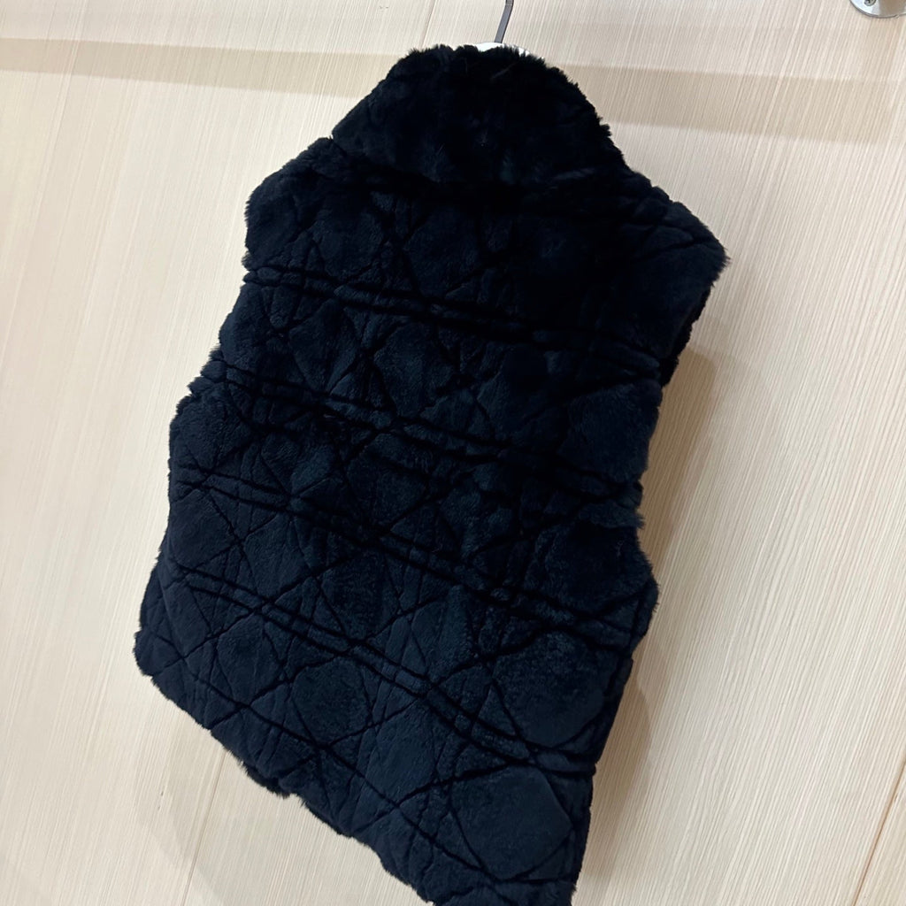 DIOR 25S FAUX RABBIT FUR VEST 770