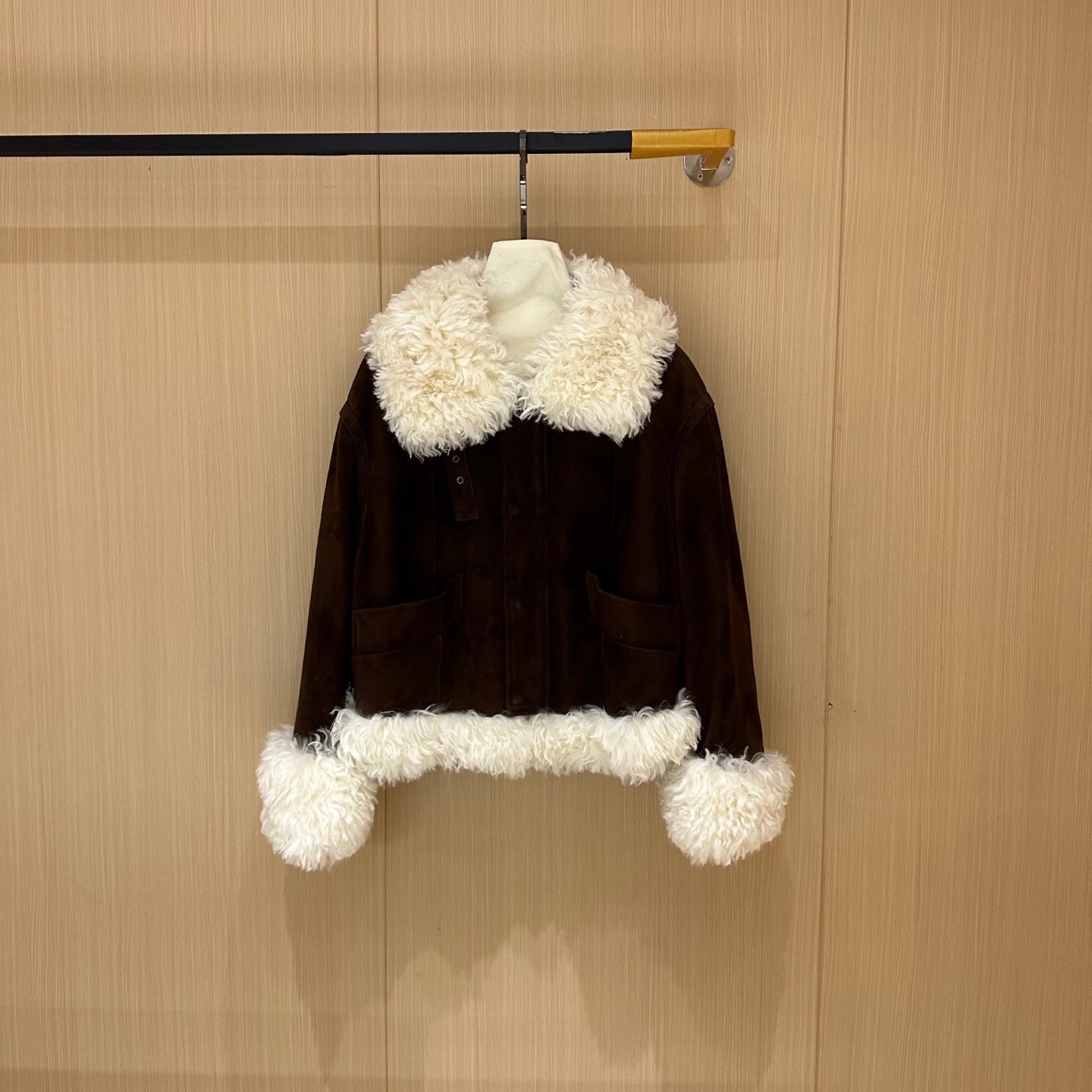 MIUMIU LEATHER DOWN JACKET STYLE 712
