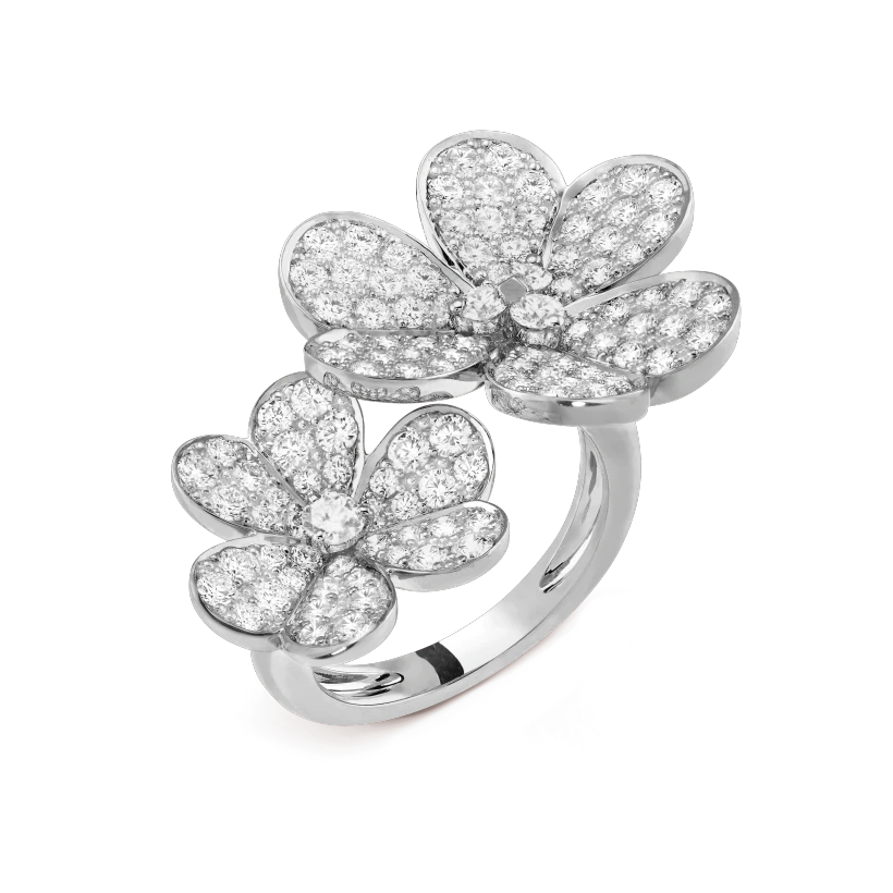 Van Cleef & Arpels FRIVOLE DIAMOND BETWEEN RING