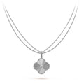 Van Cleef & Arpels CLOVER SILVER BIG CLOVER NECKLACE