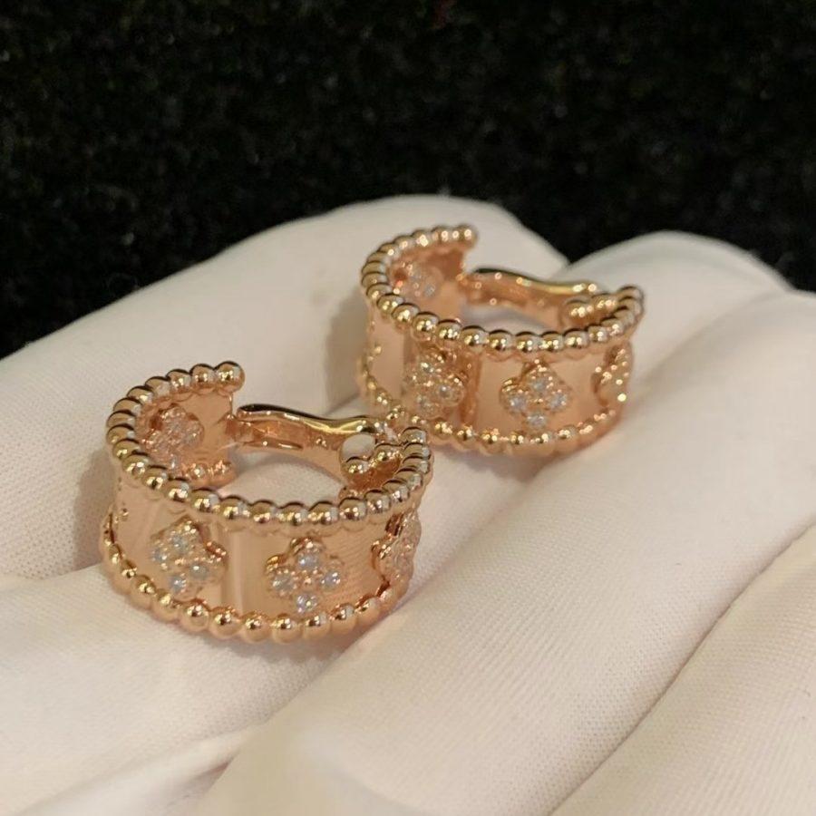 Van Cleef & Arpels PERLEE DIAMOND EARRINGS