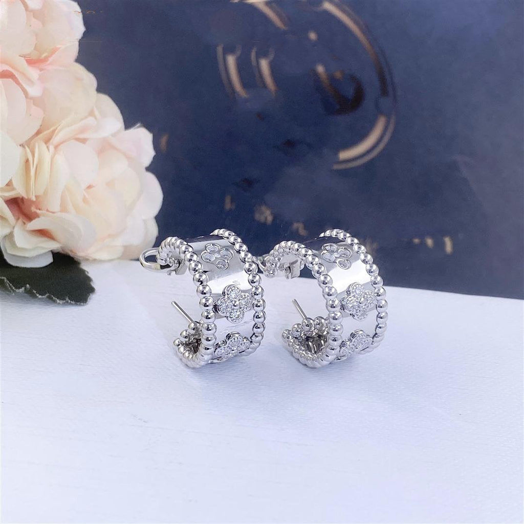 Van Cleef & Arpels PERLEE DIAMOND EARRINGS