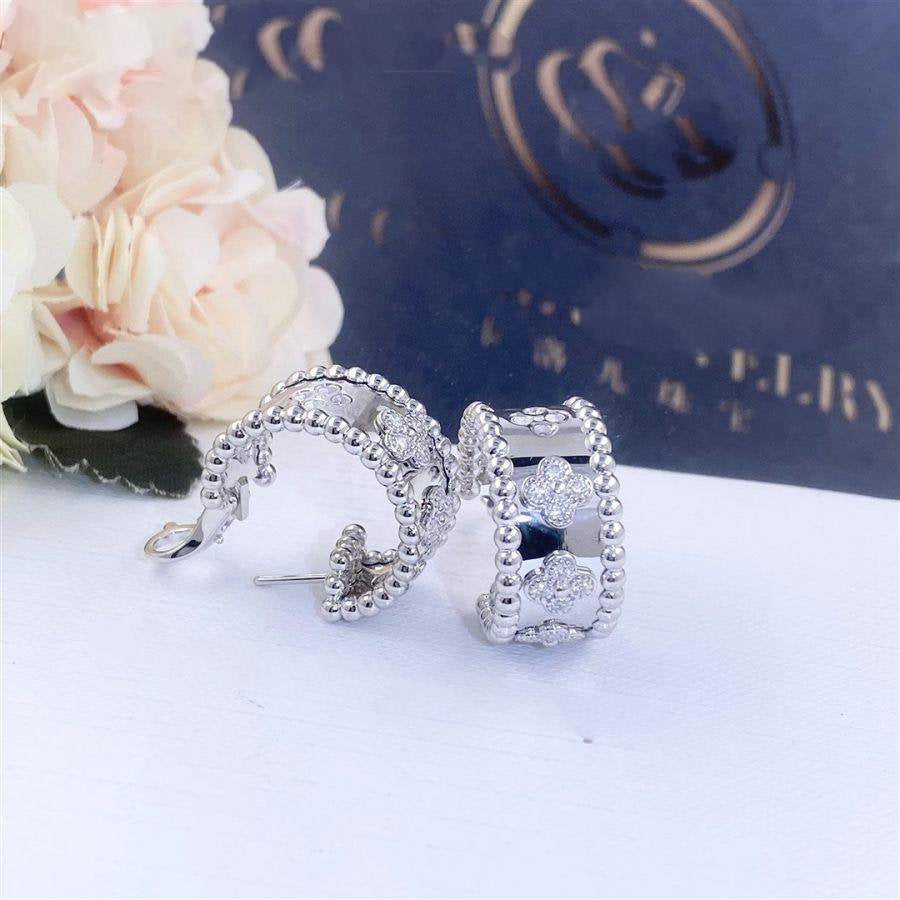 Van Cleef & Arpels PERLEE DIAMOND EARRINGS