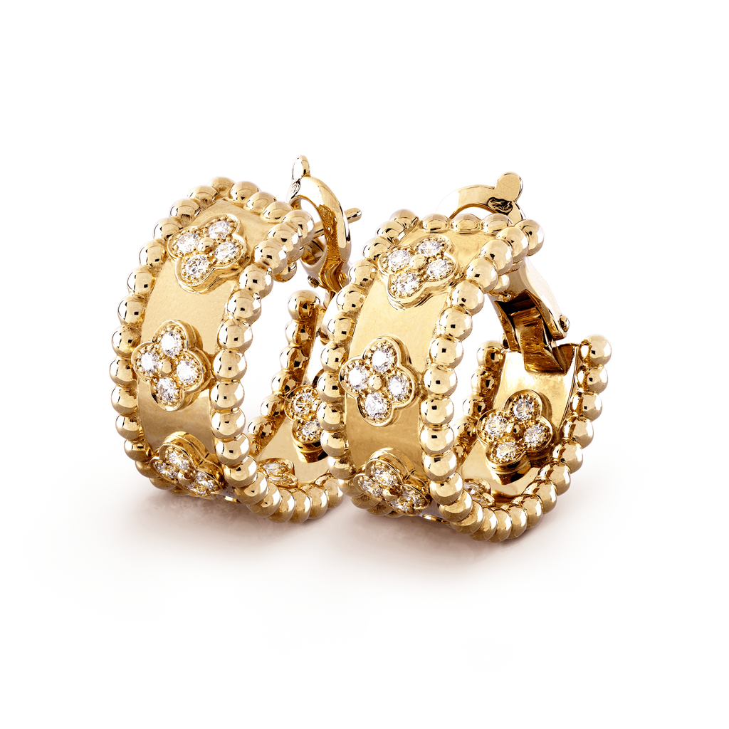 Van Cleef & Arpels PERLEE DIAMOND EARRINGS