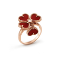 Van Cleef & Arpels SWEET CLOVER CARNELIAN RING