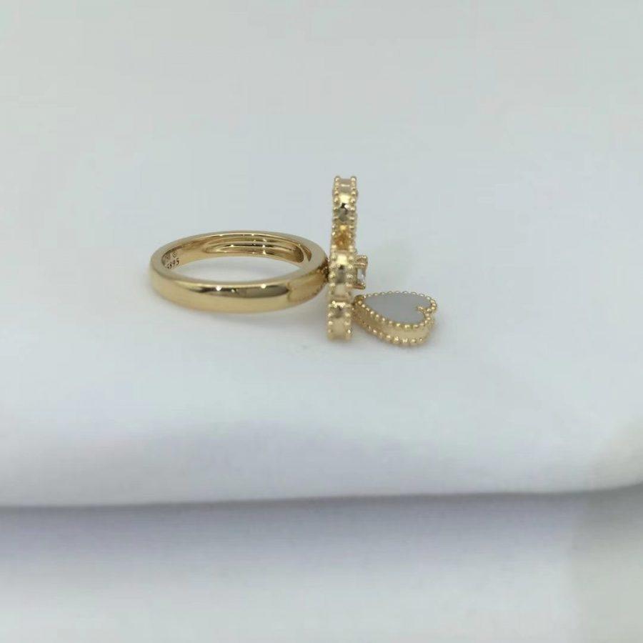 Van Cleef & Arpels SWEET CLOVER WHITE MOP RING