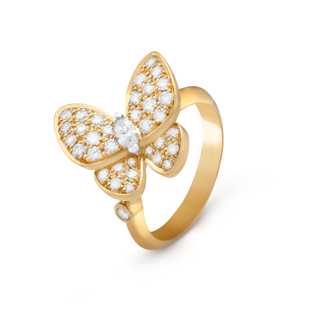 Van Cleef & Arpels BUTTERFLY DIAMOND RING