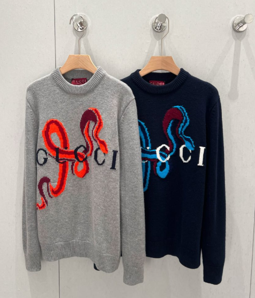 GUCCI Gucci 25 Round Neck Knitted Sweater Wool 209540