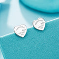 TIFFANY RETURN TO TIF LOVE SILVER EARRINGS