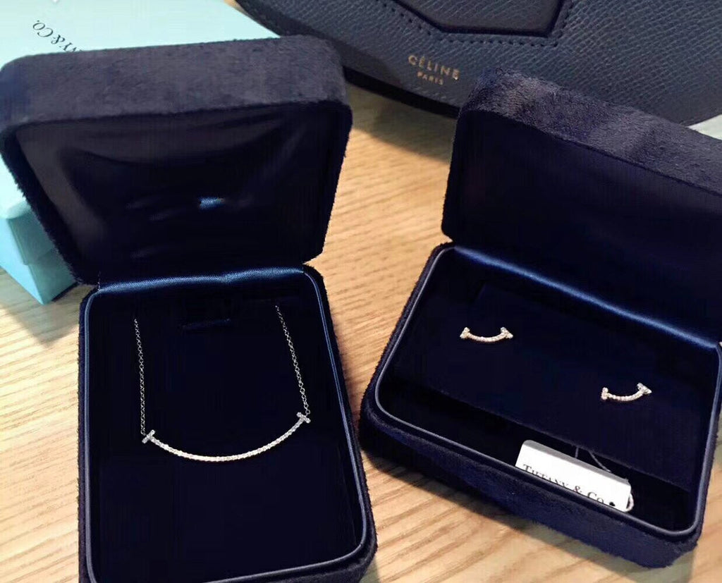 TIFFANY SMILE DIAMOND EARRINGS