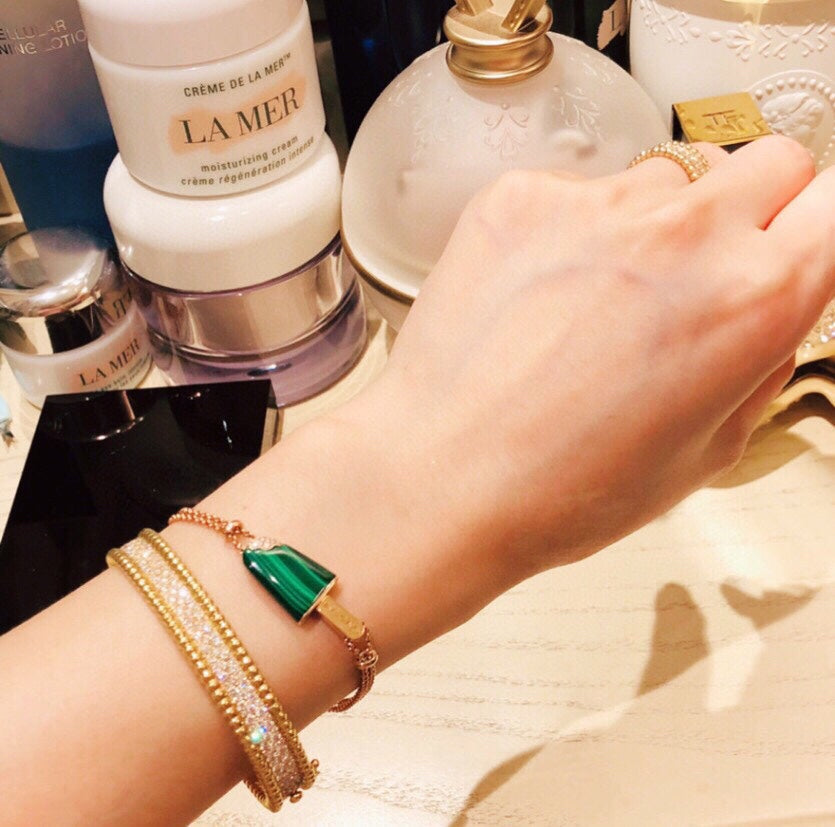Van Cleef & Arpels PERLEE 3 ROWS DIAMONDS BRACELET