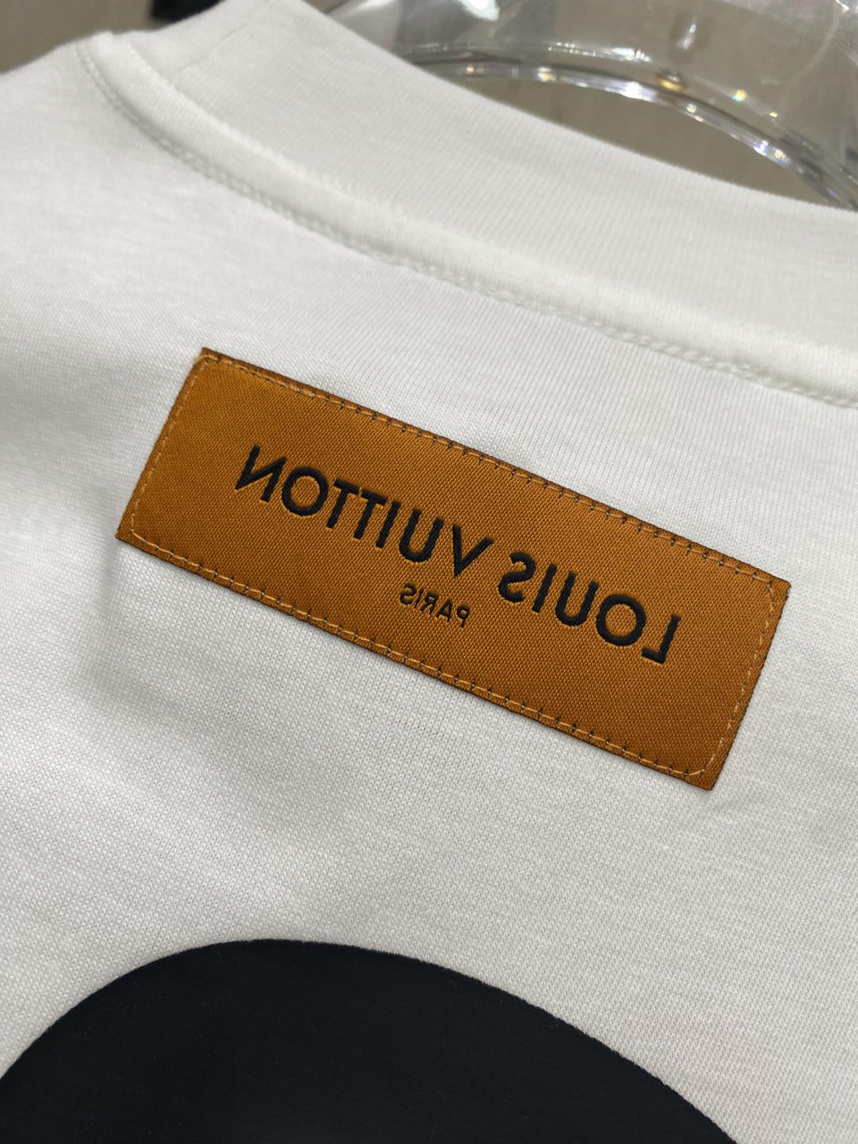 LOUIS VUITTON LV T-SHIRT IN WHITE COTTON 239617