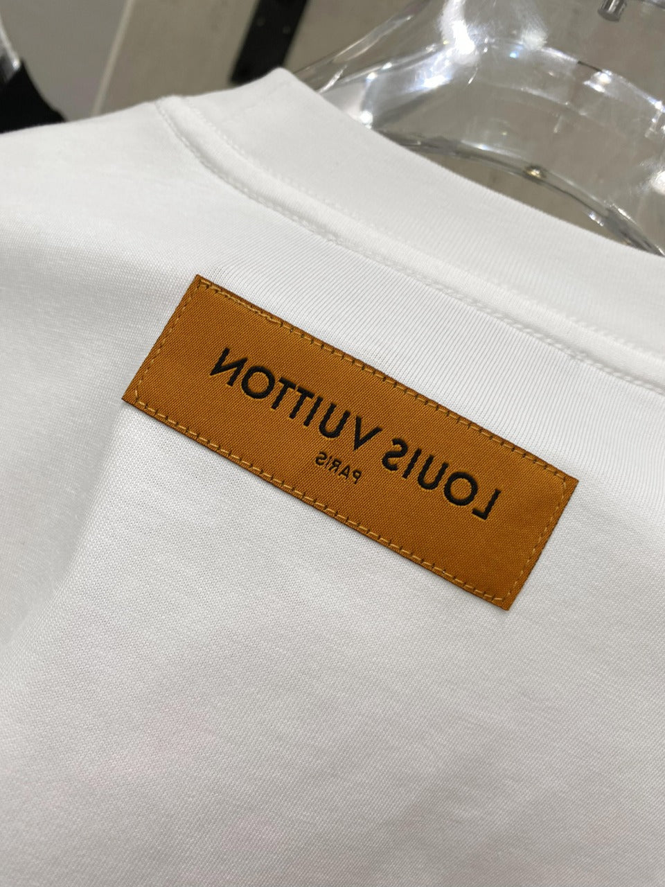 LOUIS VUITTON LV T-SHIRT IN WHITE COTTON 239615