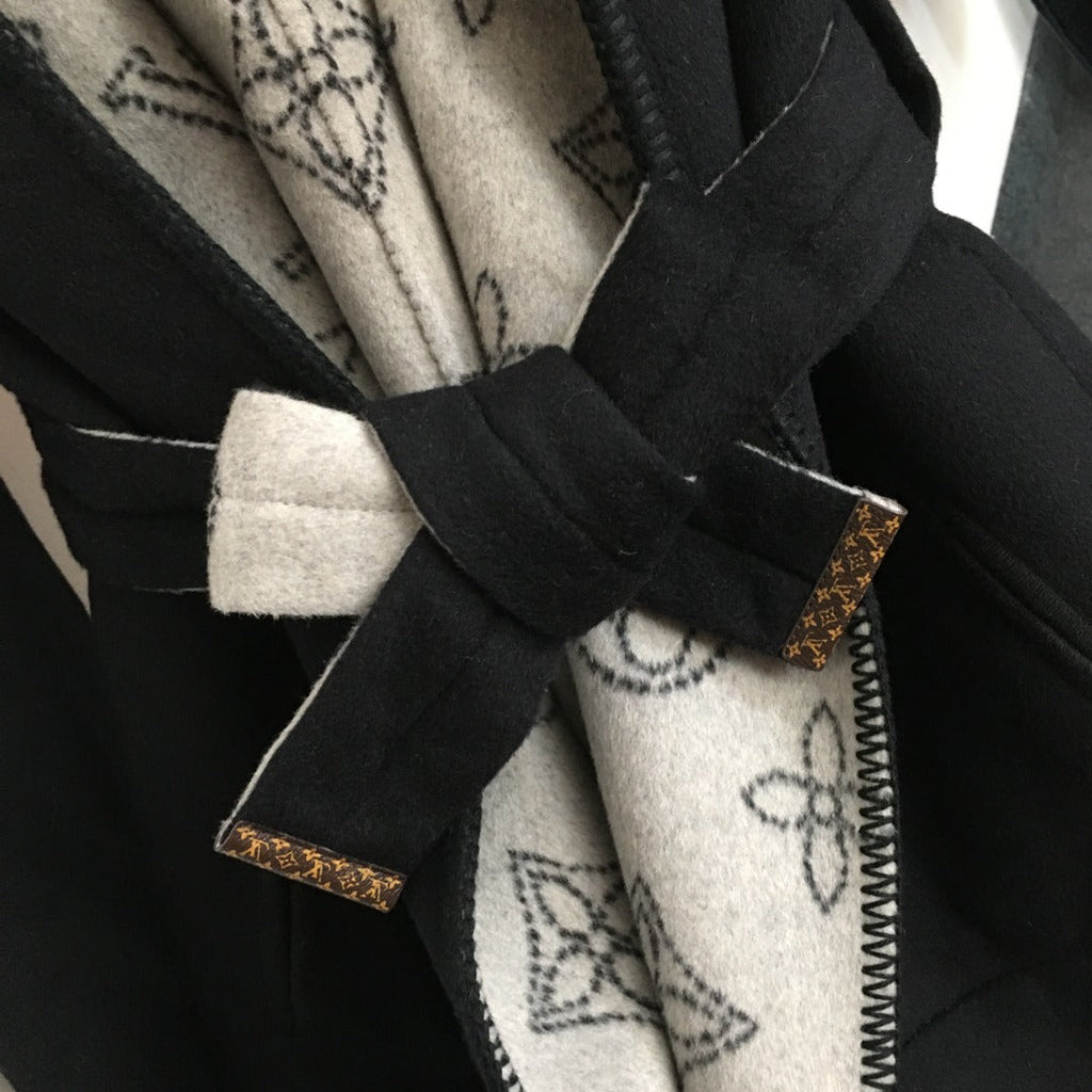 LOUIS VUITTON LV 25S BELTED WOOL COAT 0144