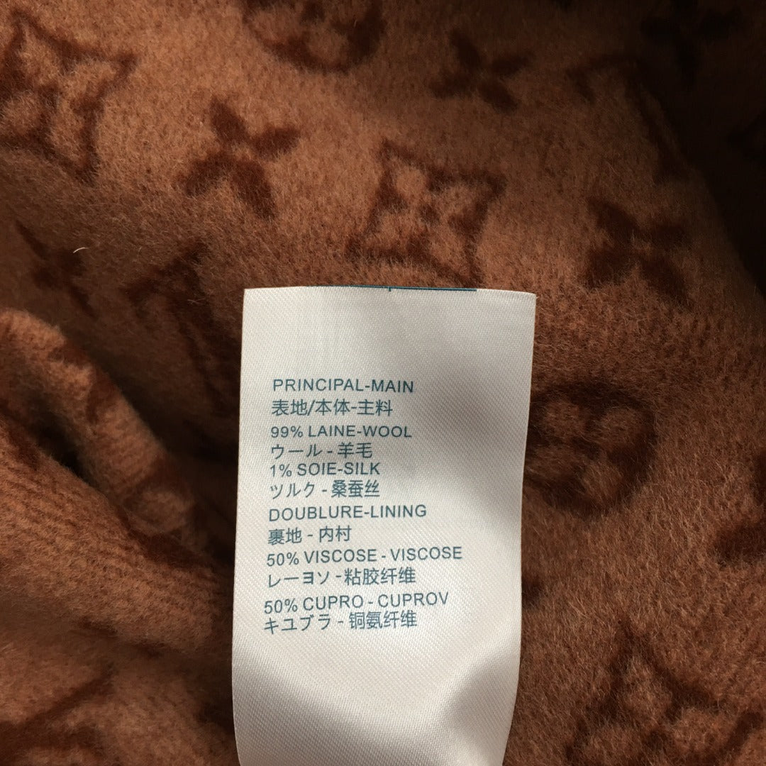 LOUIS VUITTON LV 25S BELTED WOOL COAT 0147