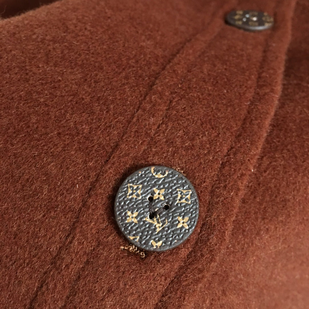 LOUIS VUITTON LV 25S BELTED WOOL COAT 0147
