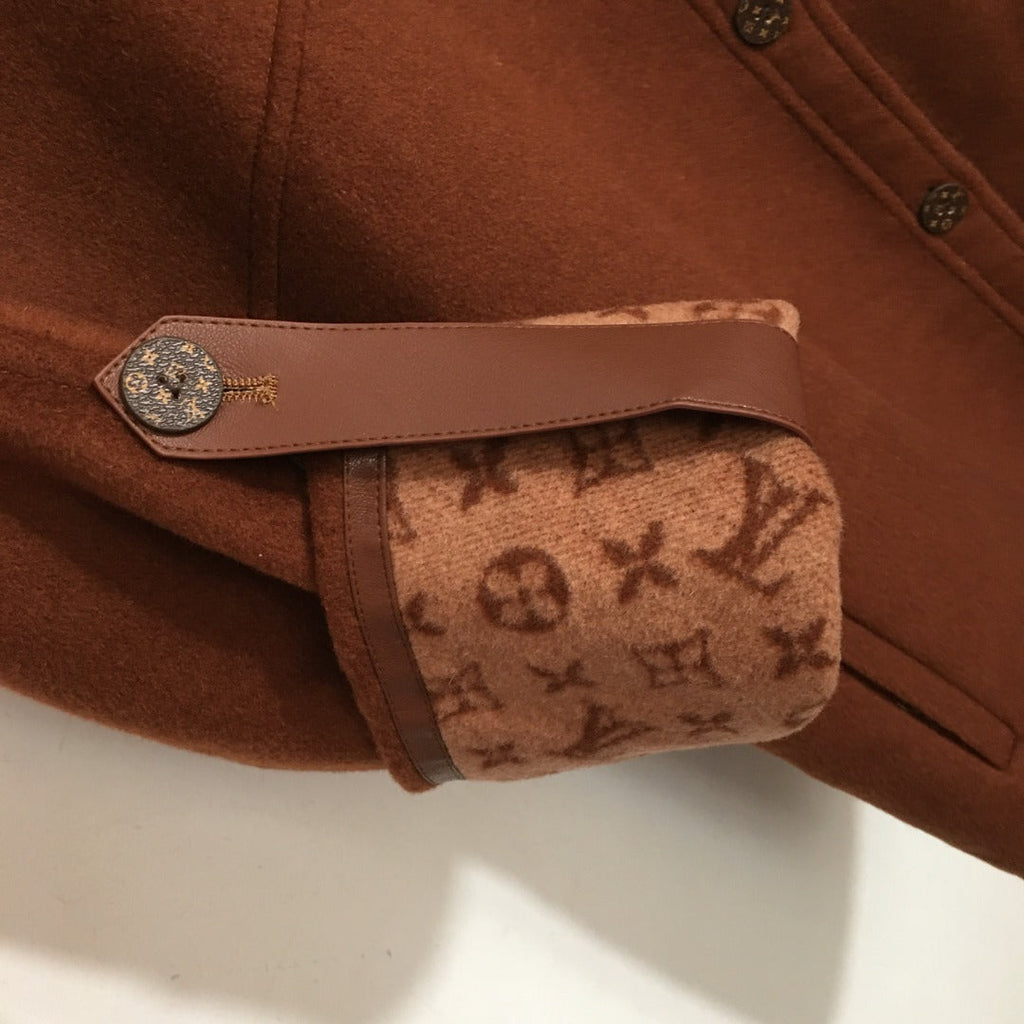 LOUIS VUITTON LV 25S BELTED WOOL COAT 0147